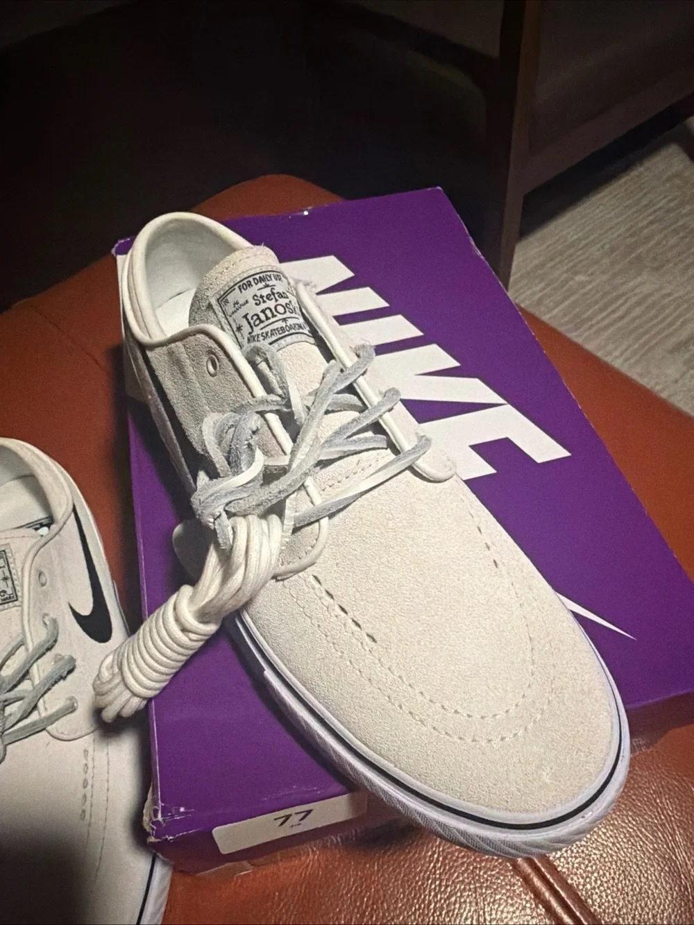 NIKE SB ZOOM JANOSKI OG+ Summit white/black Men’s 8 Women’s 9.5 NIB